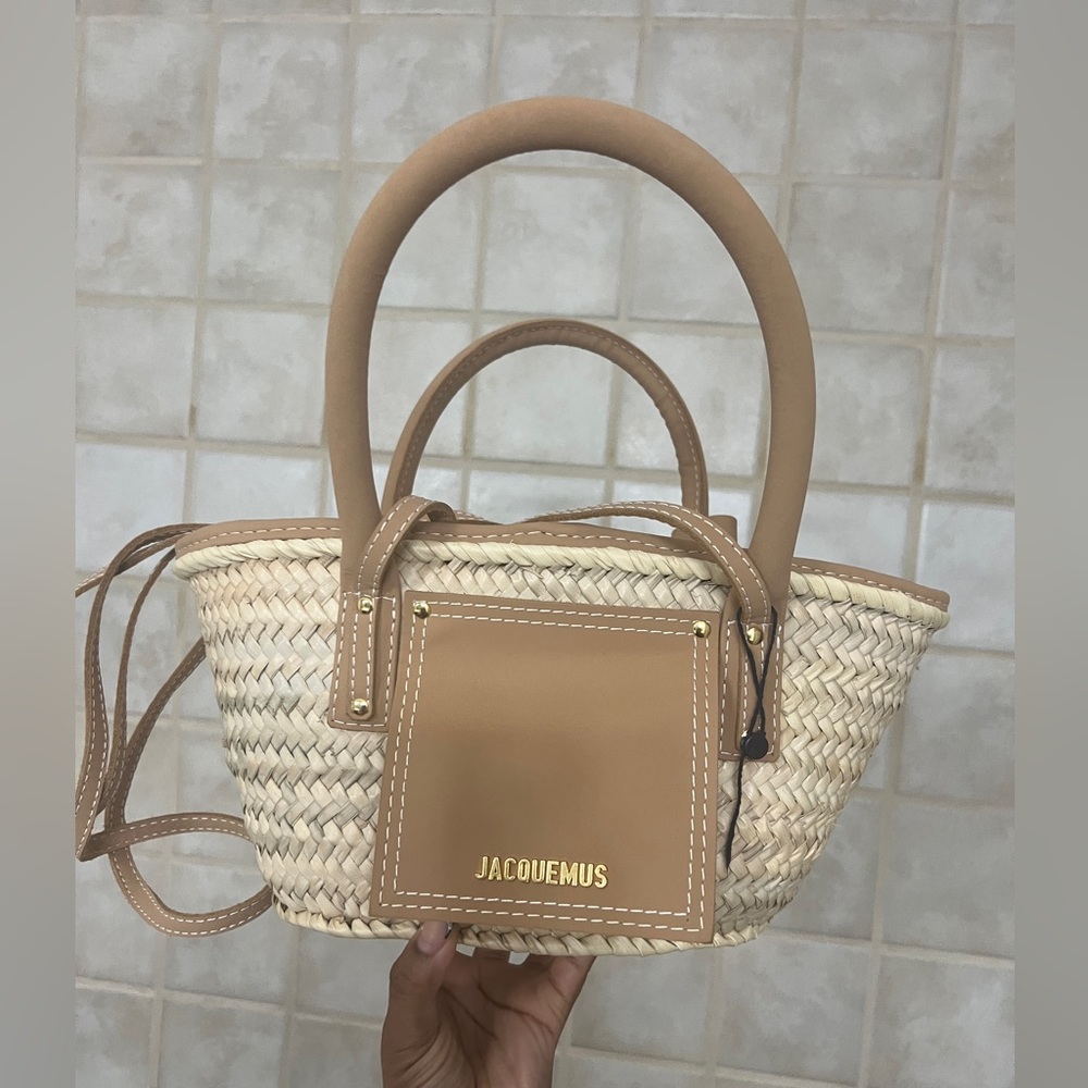 Jacquemus Le petit panier Soli beach bag
